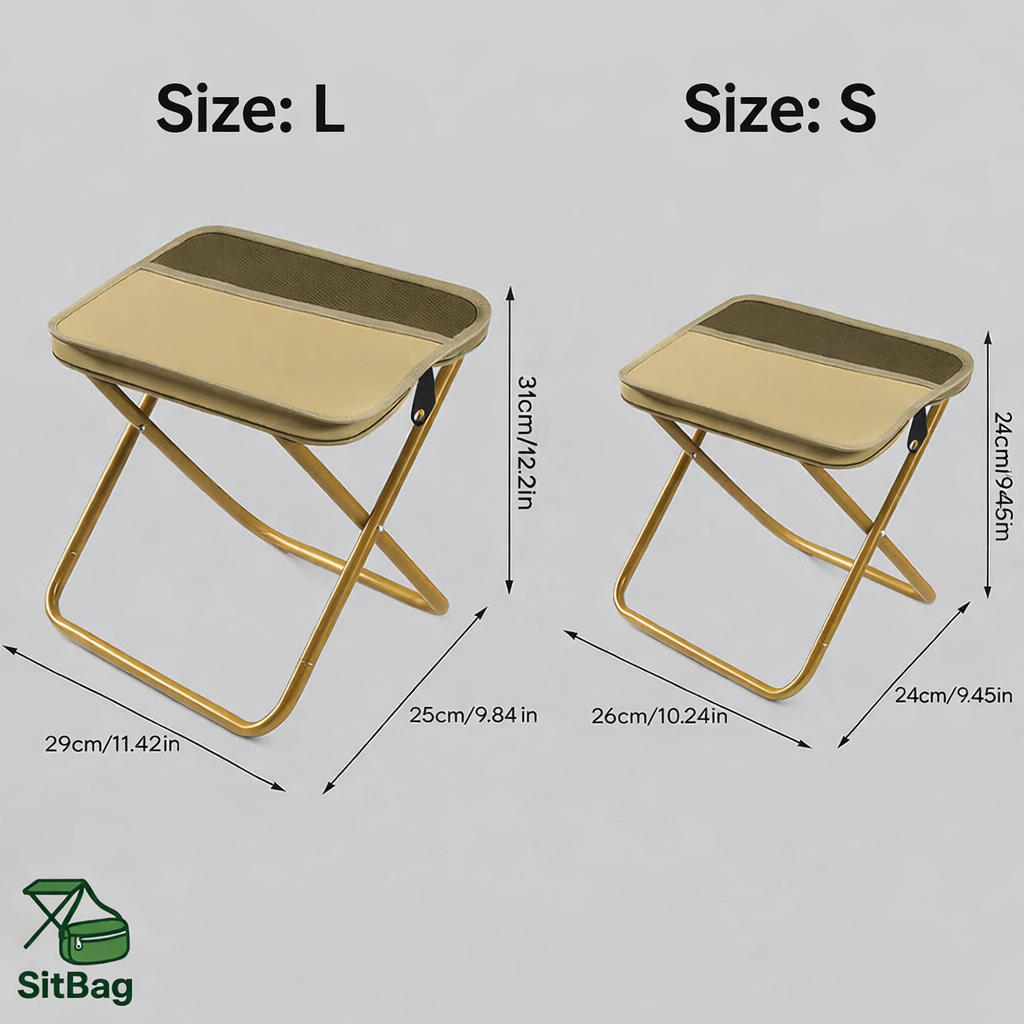 Sitbag folding chair
