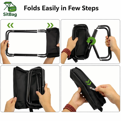 Sitbag folding chair