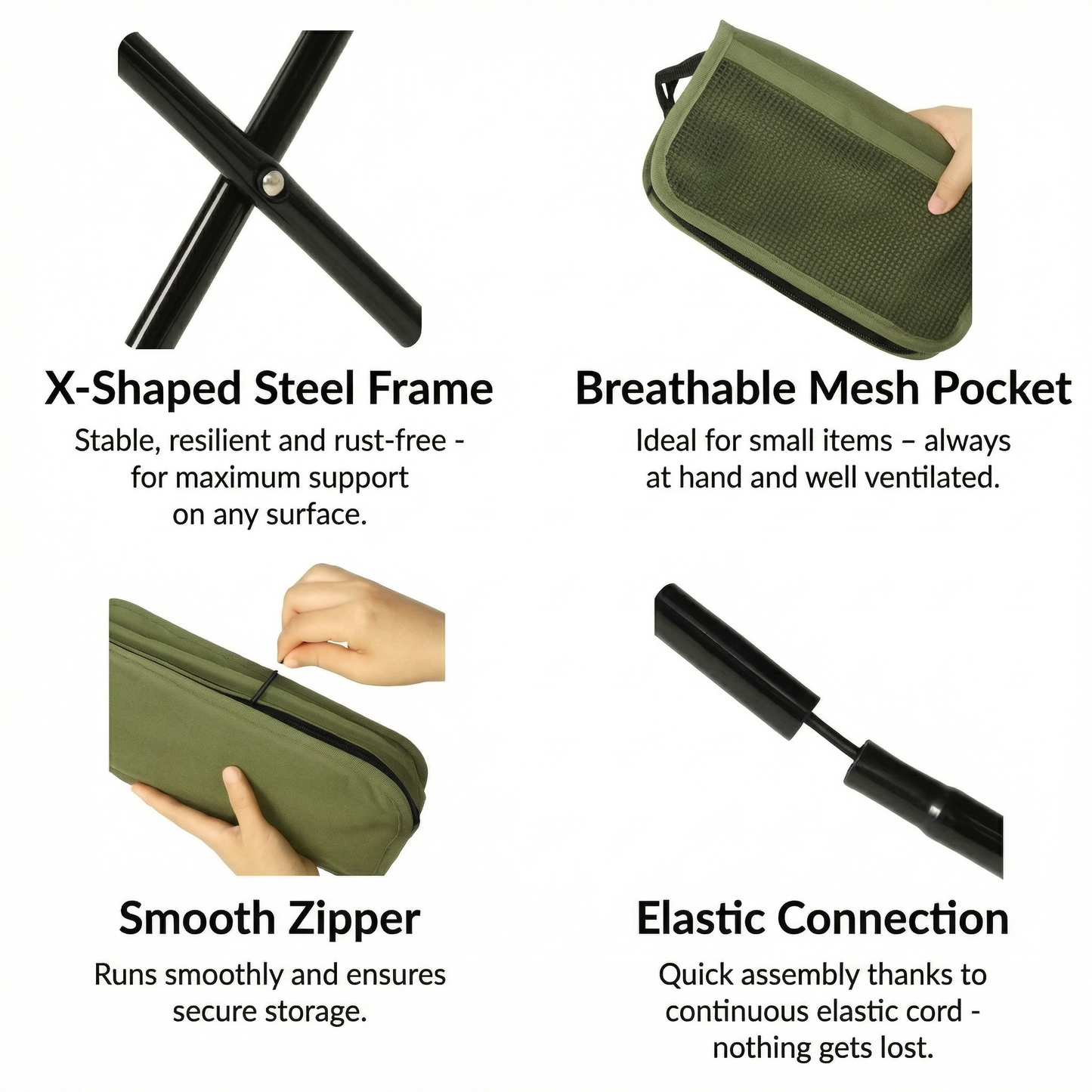 Sitbag folding chair